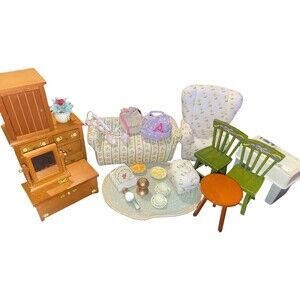 Vintage American girl Angelina Ballerina furniture